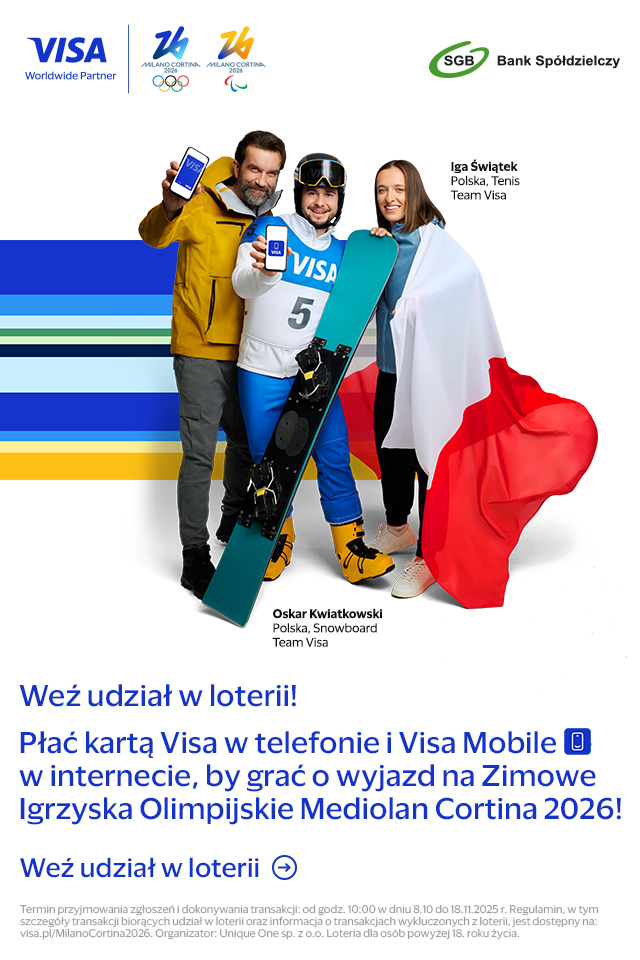 Płać Visa i jedź na Zimowe Igrzyska! Nowa loteria Visa